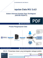 Pengumpulan Data IKU 3,4,5: Sistem Informasi Sumber Daya Terintegrasi (Sister Pddikti)