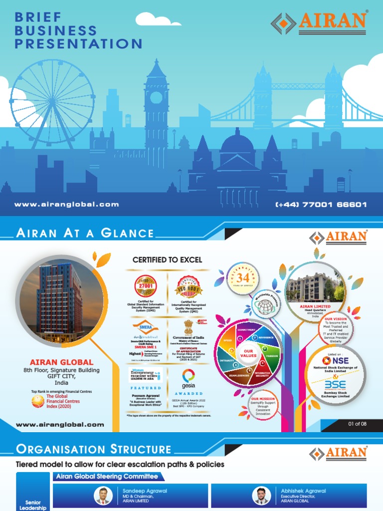 Airan UK - Brief Presentation | PDF | Computer Security | Security