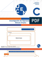 2 ICI Investigación de Operaciones S2 PPT2 Método Simplex