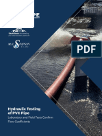 Hydraulic Testing of PVC Pipe Laboratory and Field Tests Confirm Flow Coefficients