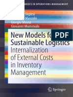 New Models For Sustainable Logistics Internalization of External Costs in Inventory Management