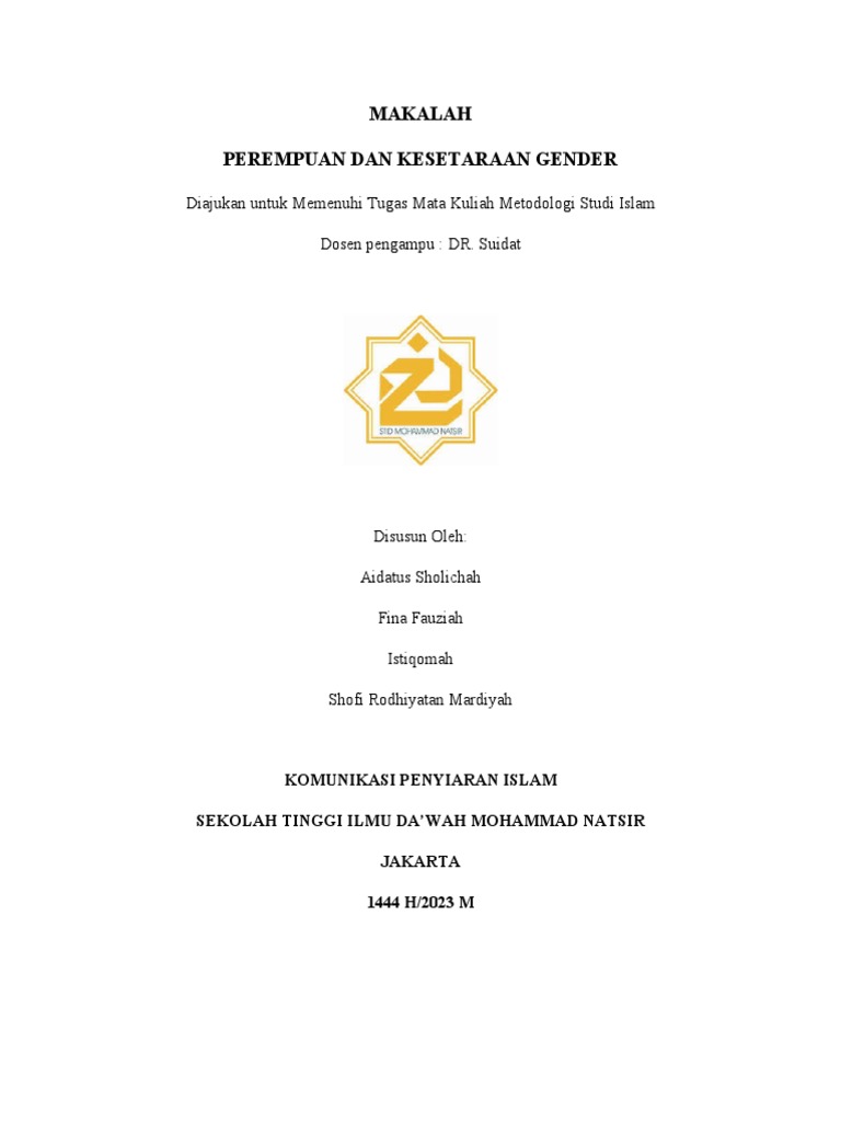 Program Kesetaraan Gender di Desa Tanjungsari