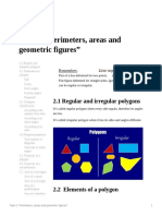 Topic 2 Perimeters Areas and Geometric Figures
