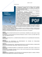 Indice Del Libro de Mirta Favilán. Equidad y Orientación Ed. y Ocup.