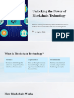 Unlocking The Power of Blockchain Technology: by Supriyo Mudi