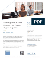 Shaping the future of finance… no finance degree required.