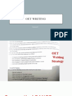 OET Writing II