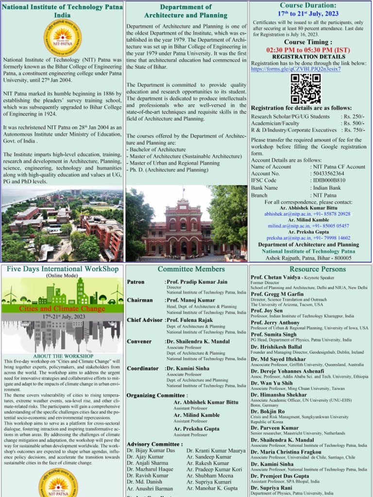 Brochure - Cities and Climate Change | PDF