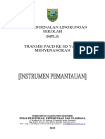 Instrumen Pemantauan MPLS Transisi PAUD-SD