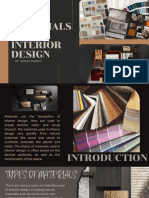 Materials in Interior Design