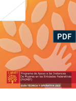 Guía Técnica y Operativa Del PAIMEF 2022