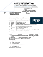 Surat Permohonan Pelaksanaan Pengadaan Pustu Sungai Lulut