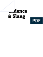 Cadence & Slang (2nd Edition - Chapter 1 of 7)