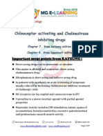 Chapter 7 Chlinoceptor Activating and Cholinestrase Inhibiting Drugs