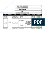 Checklist #1 - Stage Management