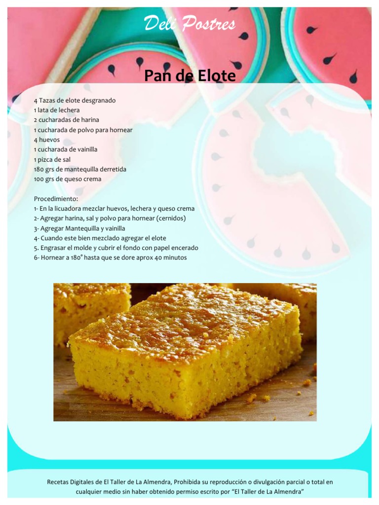 Recetas de Postres Deli Variados | PDF | Postres | Tarta de queso
