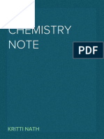 HSC Chemistry Note by Kritti Nath