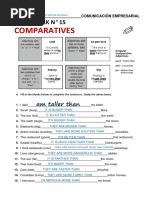 HOMEWORK #15 - Comparative Adjectives KAROL