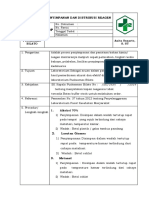 Sop Penyimpanan Dan Distribusi Reagen