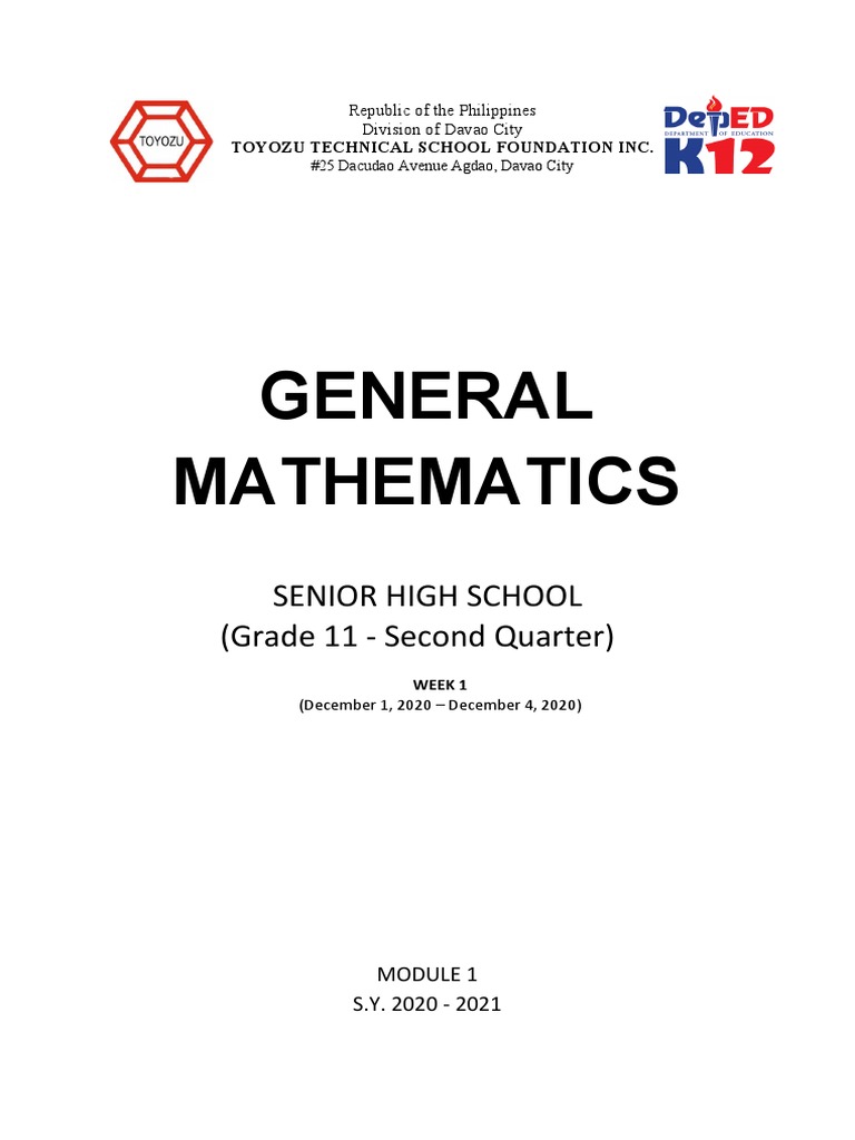 Week 8 General Mathematics | PDF | Interest | Compound Interest