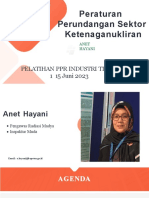 Pelatihan PPR Industri TK 1 (2022)