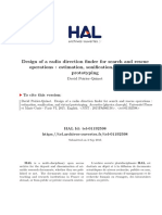 Design of A Radio Direction Finder For Search and