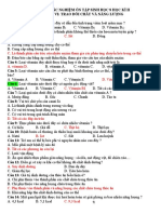 CÂU HỎI TRẮC NGHIỆM ÔN TẬP SINH HỌC 8 HỌC KÌ II