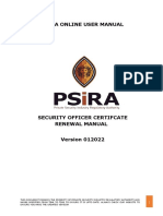 Security Officers Certificate Renewal Process Manual v01
