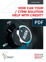 How Can Your ETRM / CTRM Solution Help With Credit