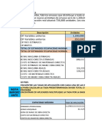 Ejercicio Tasa de Aplicacion