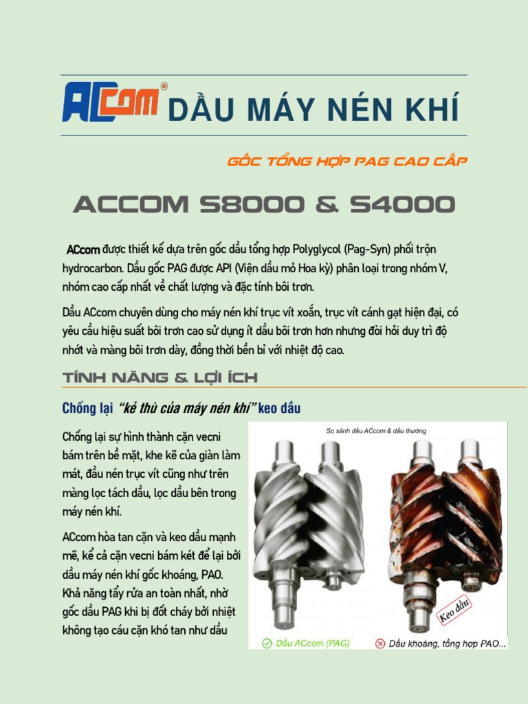 Catalogue ACcom Lubricant Compressor | PDF