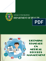 DOH-Licensing Standards On Medical Records