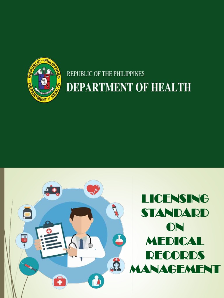 DOHLicensing Standards On Medical Records Download Free PDF Hospital Medical Record