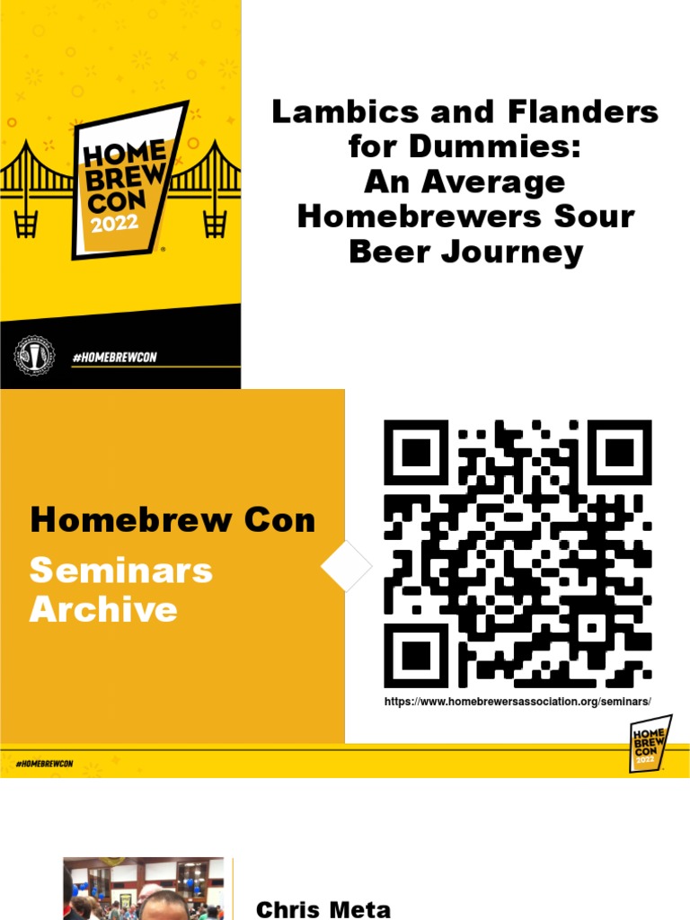 Hbc2022 Lambics Flanders For Dummies Presentation Download Free PDF