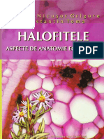 Halofitele - aspecte de anatomie ecologică