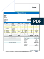 Solar Quotation Format 3