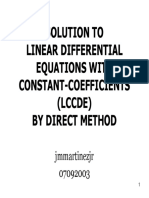 L01a LCCDE DirectMethod