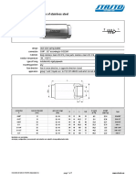 Axial Check Valve - Data Sheet