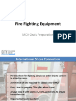 Fire Fighting Equipment: MCA Orals Preparation