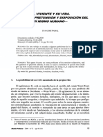 El Viviente y Su Vida Ausencia Pretensio