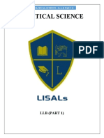 Political Science-I (LISALS)-1