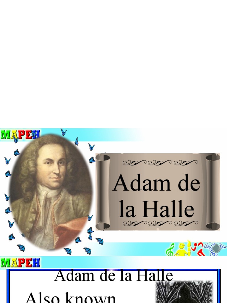Adam Dela Halle PDF