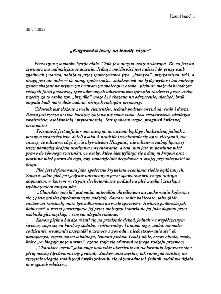 Czy Warto Byc Bohaterem Rozprawka Tematy Historia