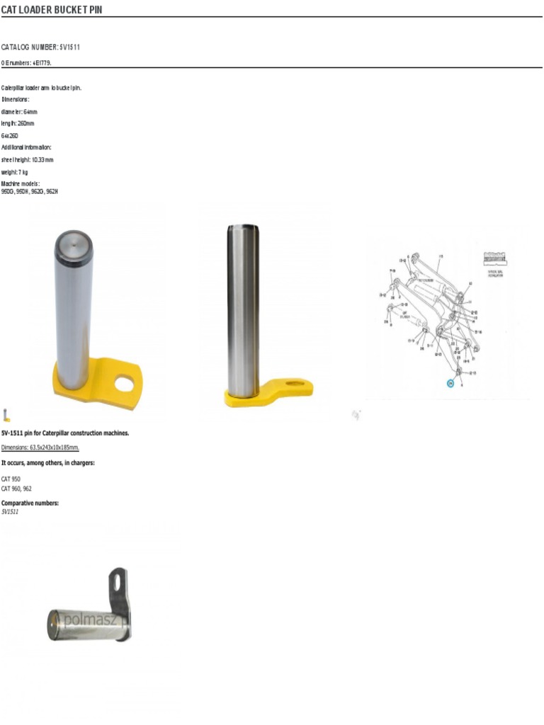 catalog-number-5v1511-5v-1511-pin-for-caterpillar-construction
