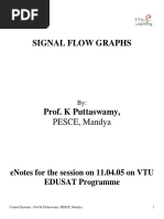 Basics of Control - Signal Flow Graphs