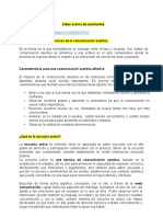 Folleto N°6 Tercnicas de La Comunicacion Asertiva