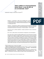 O impacto das políticas públicas no desenvolvimento de arranjos produtivos locais