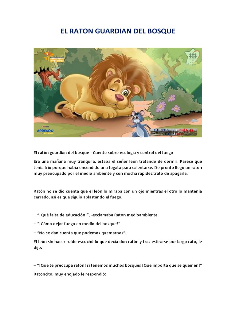 El ratón guardián del bosque | PDF