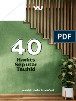 40 Hadits Seputar Tauhid