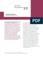 El Espejo Roto de La Representación Política - Natalio Botana